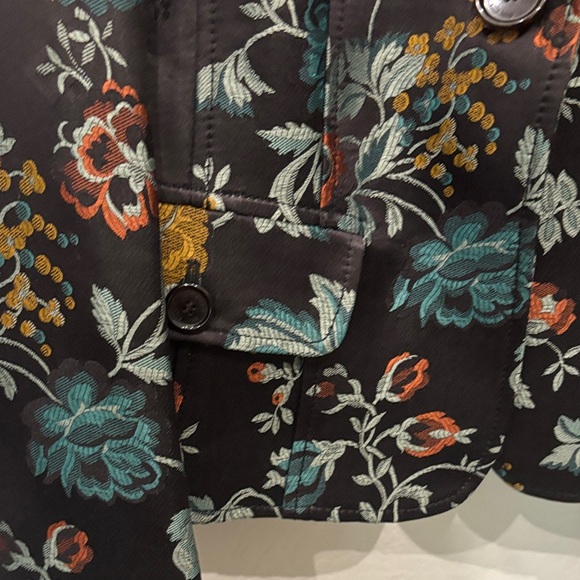 Floral Multi Color Blazer Women’s Size 42 Small XS - Picture 8 of 17